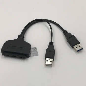 

USB3.0 to SATA Data Cable Hard Disk High Speed Data Transfer Cable For 2.5 inch With Charing USB HDD Plug And Play 15cm 1Pcs