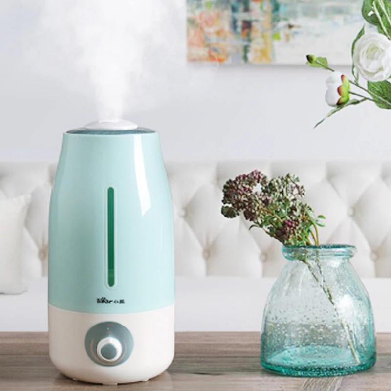 

15%JA106 Mini Ultrasonic Humidifier 3L 25W Mute Air Purifier with Antibacterial Water Tank 280-380ml/h Water Shortage Protection