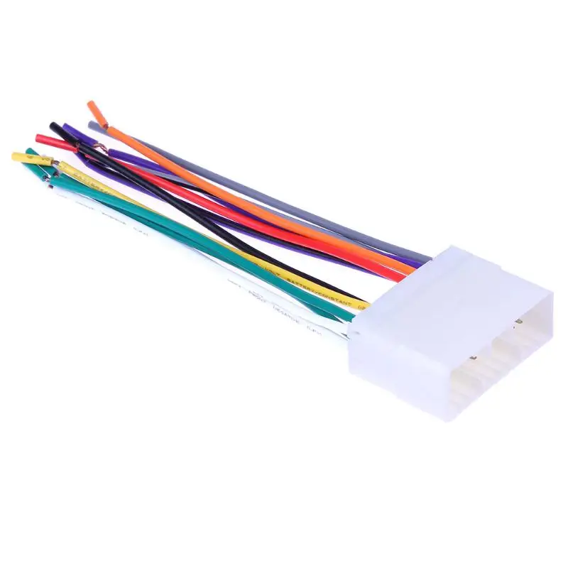 1 Set Car Stereo Cd Player Radio Wiring Harness Wire