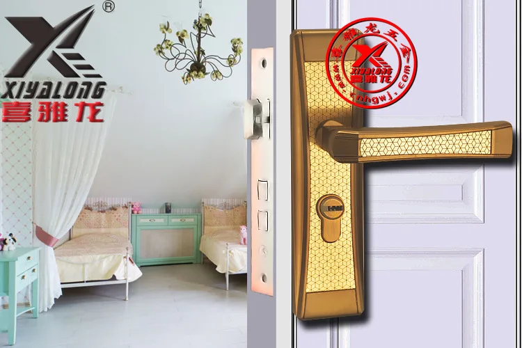 [Xi Ya Hardware] national patent lock copper + zinc alloy interior door lock cylinder mechanical lock