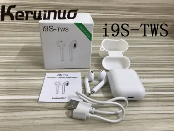 

I9 I9S TWS Wireless Earphone bluetooth earphone Portable 5.0 Bluetooth Headset Invisible Earbud for all smart phone i10 max tws