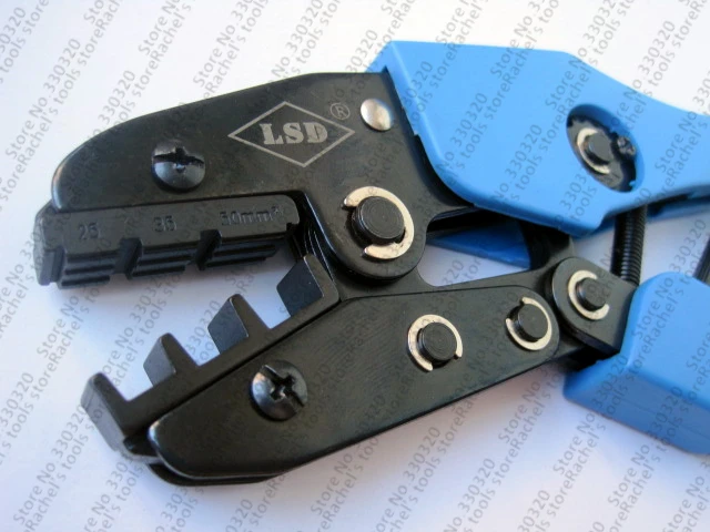 ratchet type hand crimping plier AN-2550GF 25-50mm2 wire-end sleeves crimping tool 4