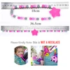 Silicone Teether Star Baby Pacifier Clips Safety Teething Baby Carrier Chain Silicone Beads Toys Not Necklace BPA Free 2