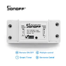 

Sonoff WiFi Switch Universal Wireless Switch Smart Home Automation Relay Module With IOS Android APP Controll For DIY Smart Home