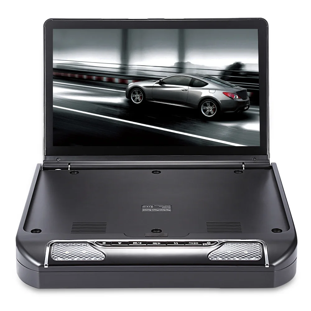 

13.3 Inch Roof Mount Car DVD Player System Built-in dome LED lights USB IR FM Transmitter 1080P Car DVD Player MP3 MP4 Playing