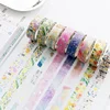 Laser Foil Flowers Animal Japanese Masking Washi Tape Decorative Adhesive Tape Decora Diy Scrapbooking Sticker Label Stationery ► Photo 3/6