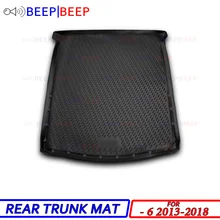 Для Mazda 6 2013- коврик багажник автомобиля сзади Внутренний сапожок Грузовой лоток этаж ковер Тюнинг автомобилей украшения интерьера аксессуары