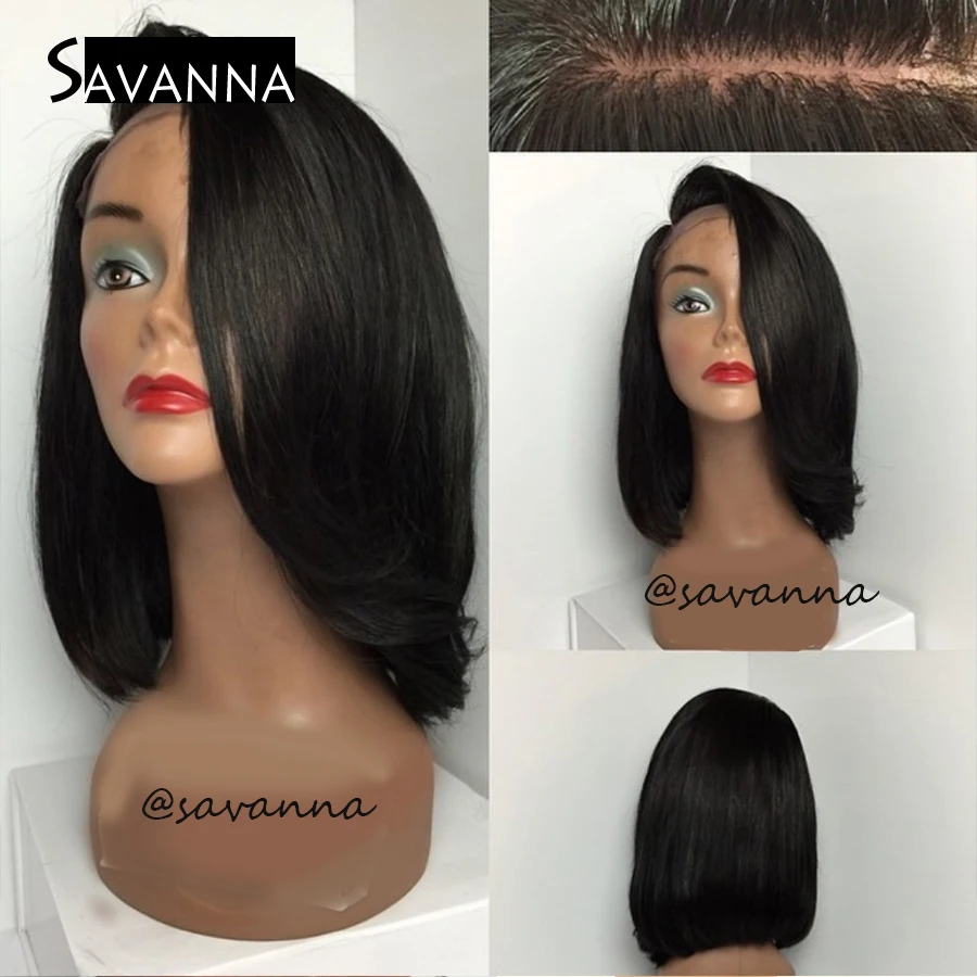 

Brazilian Full Lace Human Hair Bob Wigs For Black Women Short Bob Style Wigs Straight 150% Density Short bob For Black Women