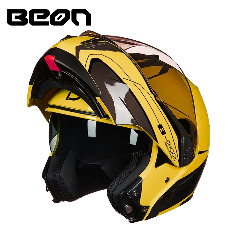 

BEON-b700 high quality motorcycle helmet double lens modular flip helmet full face helmet cascos para moto men's racing capacete
