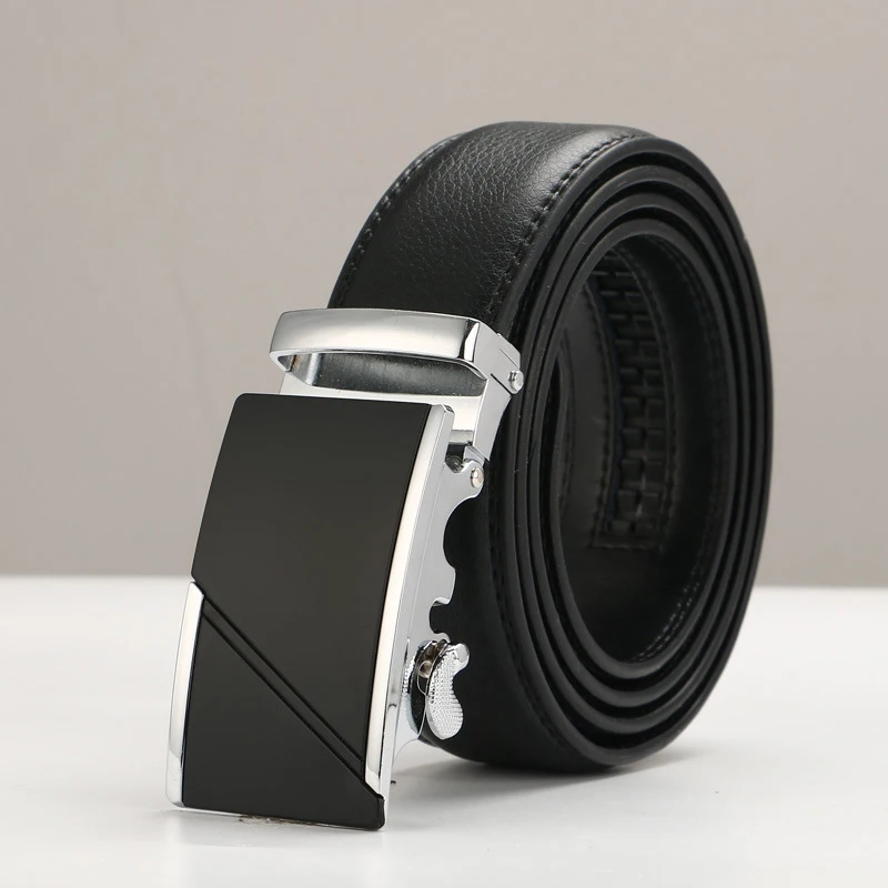 

Dropshipping Men Belts Genuine Leather Cowskin Straps Elastic Buckle Large Size High Quality Reversible Designer Casual