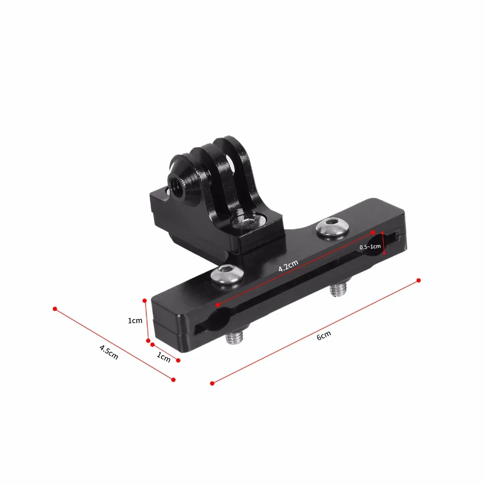Aluminum GoPro Accessories Bicycle Saddle Rail Seat Lock Mount For Go pro Hero 5 4 3+ 2 1 SJ4000 xiaomi yi GP284 Clamp Bike Clip Holder (11)
