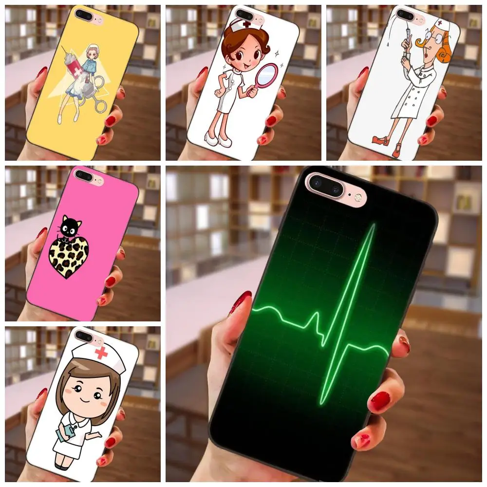 

Nurse Medical Medicine Health Heart Coque Shell For Samsung Galaxy Note 4 8 9 G313 S3 S4 S5 S6 S7 S8 S9 S10 Edge Plus Lite I9082