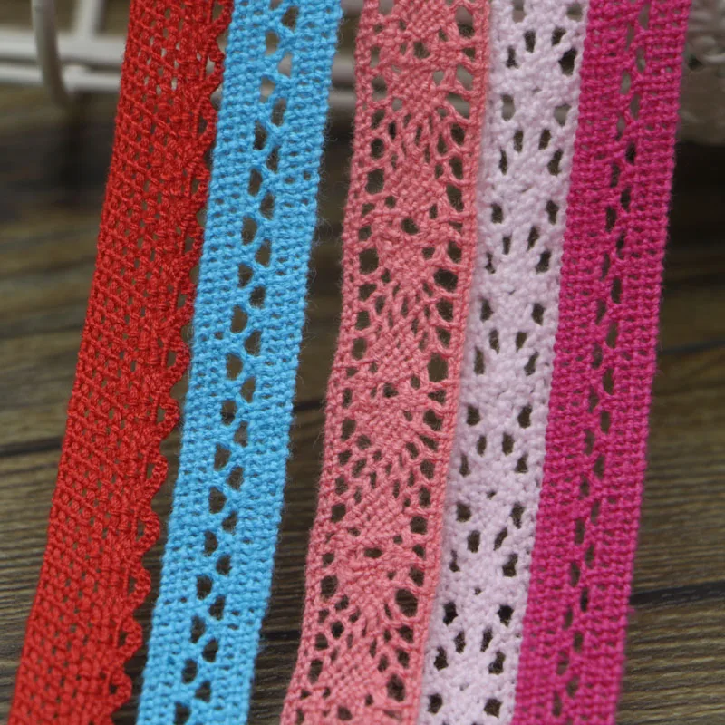 1 см хлопковая кружевная лента тканая рулон декоративная ткань|cotton lace ribbon|cotton