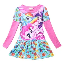 3-10Y filles robe robes mes petites filles vêtements poney enfants robes pour les filles costume de bande dessinée bébé enfants robe robe infantil