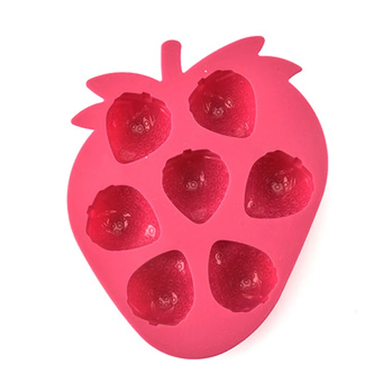 1Pc New Strawberry Silicone Mold Fondant Cake Mould Chocolate Decoration Baking Tool