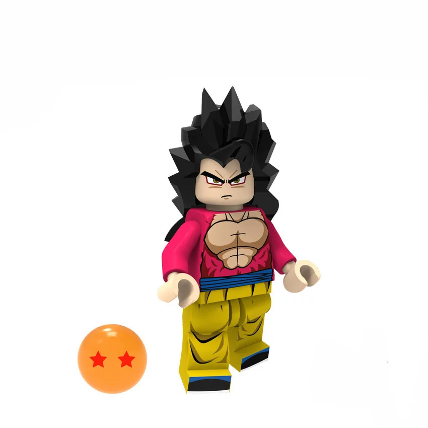 Pingo blocks original anime series Dragon Ball Sun Wukong Vegeta assembled people bag mixed batch Pingo blocks original anime series Dragon Ball Sun Wukong Vegeta assembled people bag mixed batch