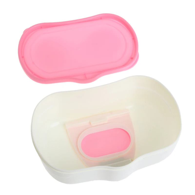 Plastic Wet Wipes Storage Case Box Refillable Container 80 Sheets Mar28