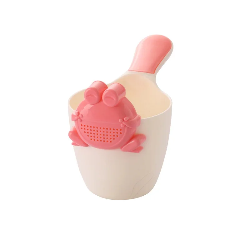 MOTOHOOD Cartoon Baby Bath Caps Baby Shampoo Cup Children Bathing Bailer Baby Shower Spoons Child Washing Hair Cup  (6)