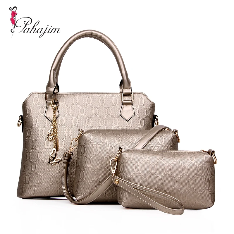 

Pahajim NEW Women composite bag 3 sets womens tote bags female crossbody bags for women handbag 3 colors