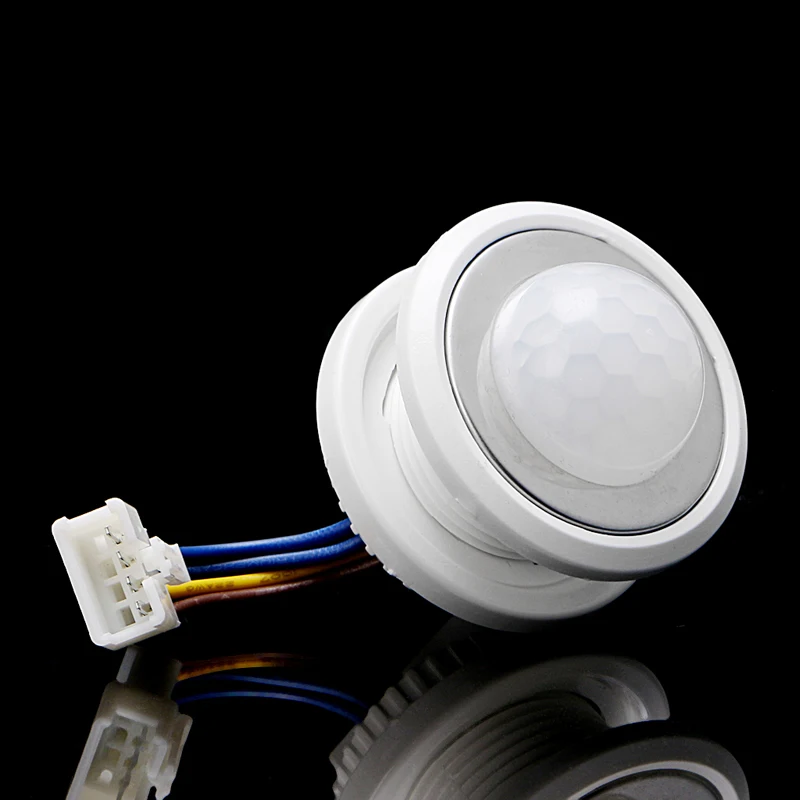 

40mm LED PIR Detector Infrared Motion Sensor Switch With Time Delay Adjustable nintendo switch sonoff lamp interruptor