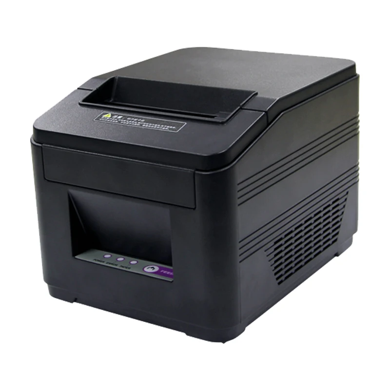80mm auto cutter thermal receipt printer thermal bill printer POS printer with usb+Serial / Ethernet interface 300 mm s print speed black 80mm pos thermal receipt printer auto cutter cut windows2000 xp vista 8 10 linux usb ethernet