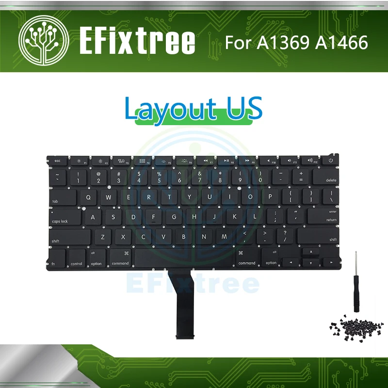 Новая клавиатура A1466 A1369 английская раскладка для Macbook Air 13 3 дюйма EMC 2469 2559 2632 2924 2925