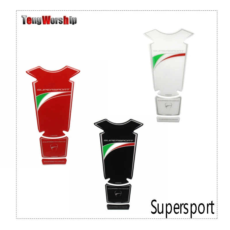 

3D ADESIVI Sticker Decal Emblem Protection Tank Pad Cas Cap FOR DUCATI Supersport 2016 2017