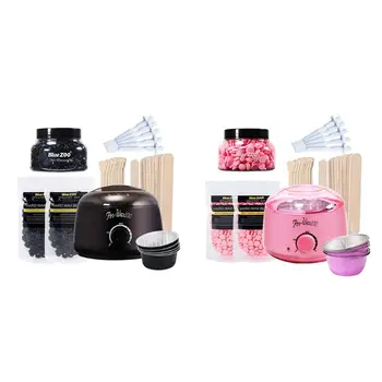 

7 In 1 Hair Removal Epilator Pellet Warmer Kit Professional Electric Depilatory Hard Wax Beans Heater Melting Paraffin Machine