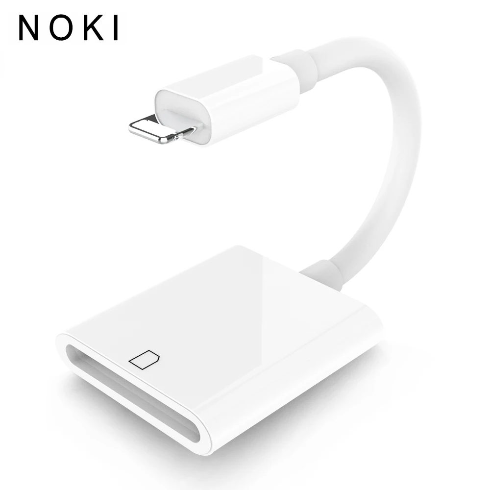 

For Lightning to SD TF Card Reader Micro SD Card Reader Adapter For iPhone X/8/7/6/5 plus For iPad Air/mini For iOS 9.2-iOS 12