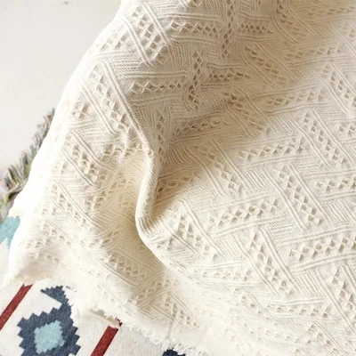 Белый хлопок полосатый богемный коврик с геометрическим орнаментом ковер экзотические геометрические постельные принадлежности покрывало для дивана нитка полотенце пледы одеяло для тела диван