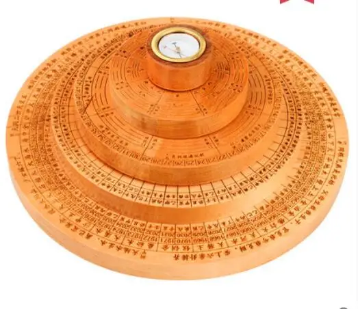 Chinese peach wood practical metaphysical compass | Дом и сад