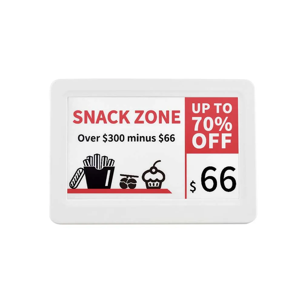 Kaufen Waveshare 7,5 zoll e Papier Schutz Fall für 7,5 zoll Raw Panel display Hochwertige ABS kunststoff weiß farbe