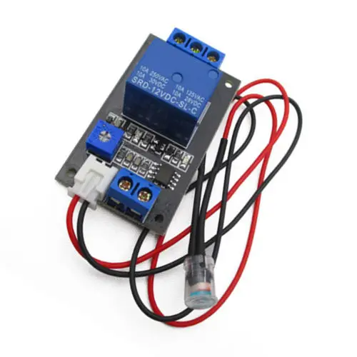 12V Photoswitch Photoresistance LDR Photoresistor + Relay Module Light Detect NE | Электроника