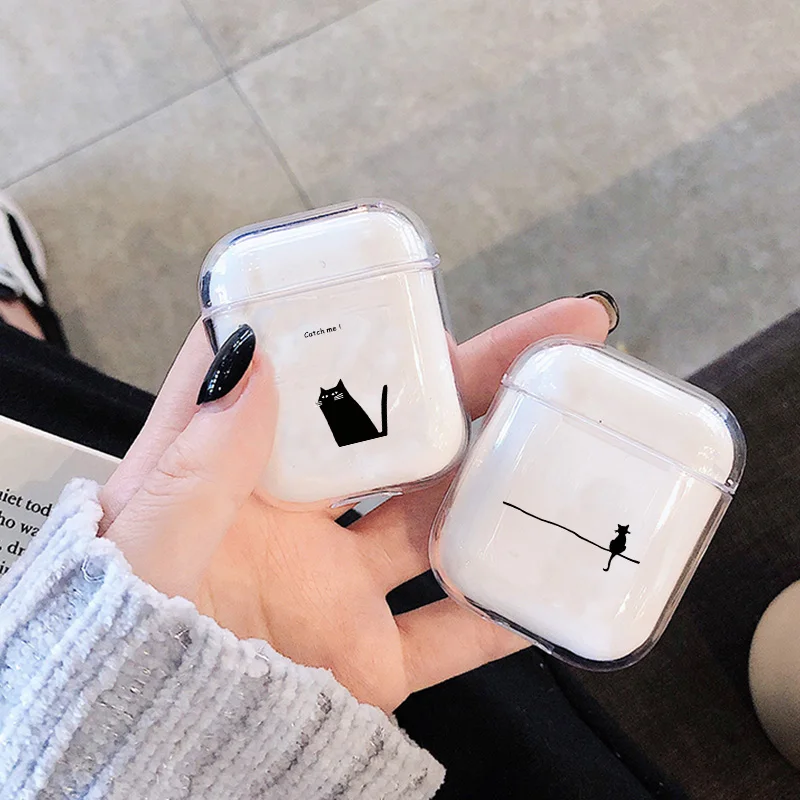 Чехол с мультипликационным принтом для Apple airpods чехол наушников милым питомцем