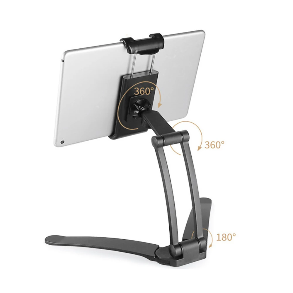 

4 to 11 inch Phone Tablet Stand Desktop Lazybody Holder Detachable Bracket Rotation Clip for iPad 2 3 4 mini air Xiaomi ASUS