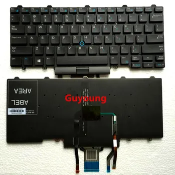

laptop keyboard for DELL Latitude E5450 E5470 E7450 E7470 US layout with backlit keyboard