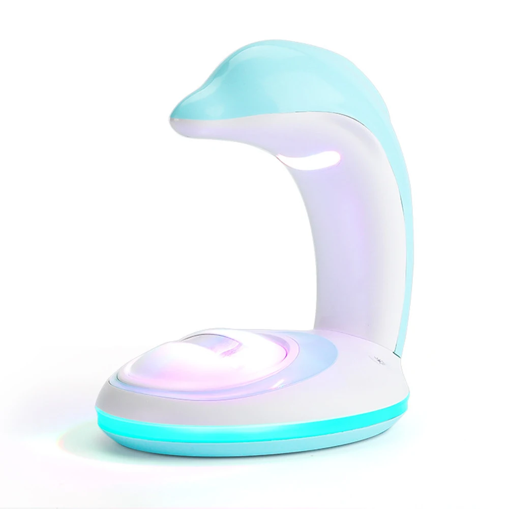 

Battery Operated Lamp Children Cute Party Rainbow Dolphin Bedroom Night Light Projector USB Rechargeable