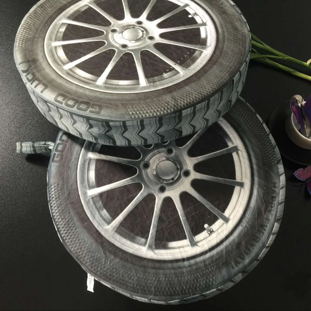 3D Шин Колес Творческий Плюшевые Игрушки Подушки Подушки подушка круглая колесо подарок подушка колесо ПОДУШКИ колесики для кресла подушки для