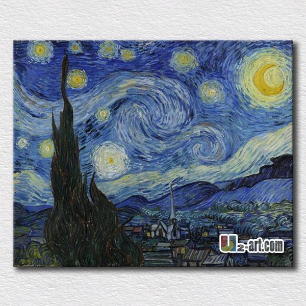 Us 10 8 Gambar Dekoratif Starry Night Oleh Van Gogh Kanvas Us 10 8 Gambar Dekoratif Starry Night Oleh Van Gogh Kanvas