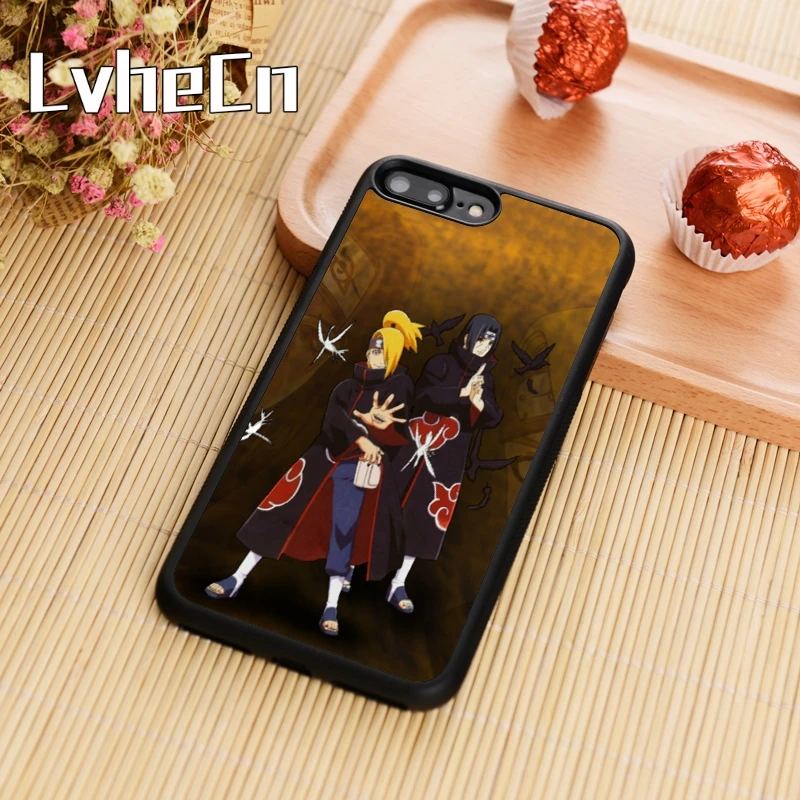 Чехол для телефона LvheCn Naruto Itachi And Deidara iPhone 5S SE 6 6s 7 8 plus 10 X samsung Galaxy S6 S7 edge S8 S9 |