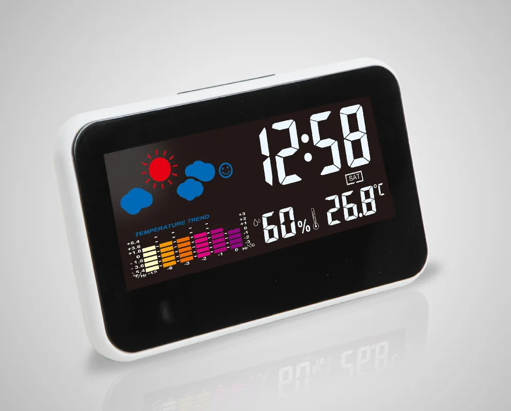 Часы гигрометр термометр viron. Wireless weather station fj с камерой наблюдения. Метеостанция большой дисплей. Weather station clock. Метеостанция с подсветкой.