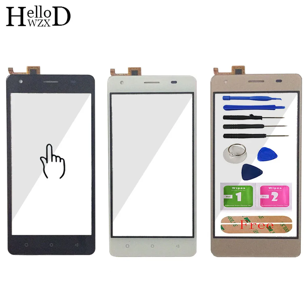 

HelloWZXD 5.0'' Touch Glass For Oukitel C5 Pro Touch Screen Glass Digitizer Panel Touchscreen Front Glass Lens Sensor + Adhesive