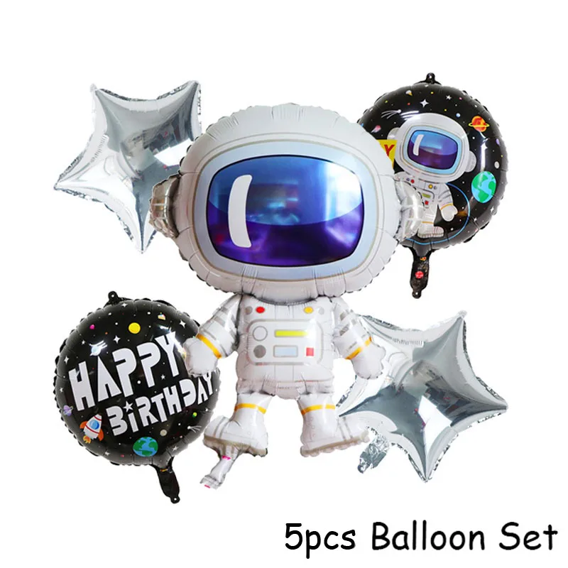 Космического пространства вечерние украшения Дети День рождения подароки сувениры номер Фольга воздушные шары из исинской глины для украшения астронавта Вечерние и события - Цвет: sliver star balloons