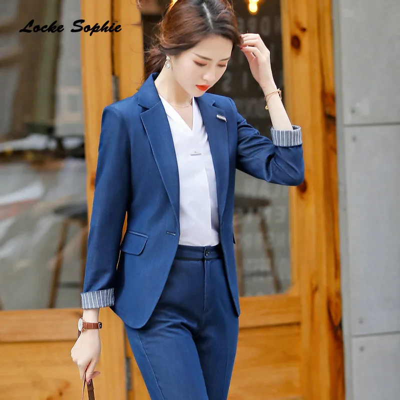 1pcs Women's Plus size Blazers coats 2019 Summer cotton Splicing long sleeves Small Suits jackets ladies Skinny Blazers Suits