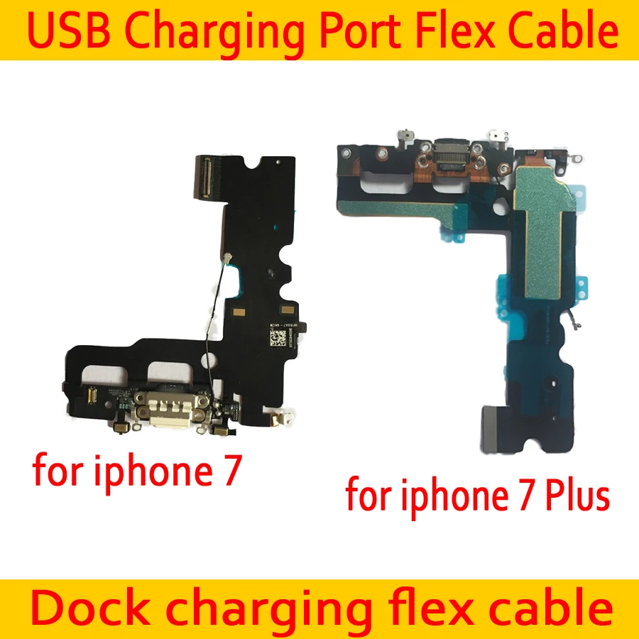 

For iPhone 7 7 Plus Charger Charging port Dock USB Connector Data Flex Cable Headphone Jack Flex Ribbon dock charging flex cable