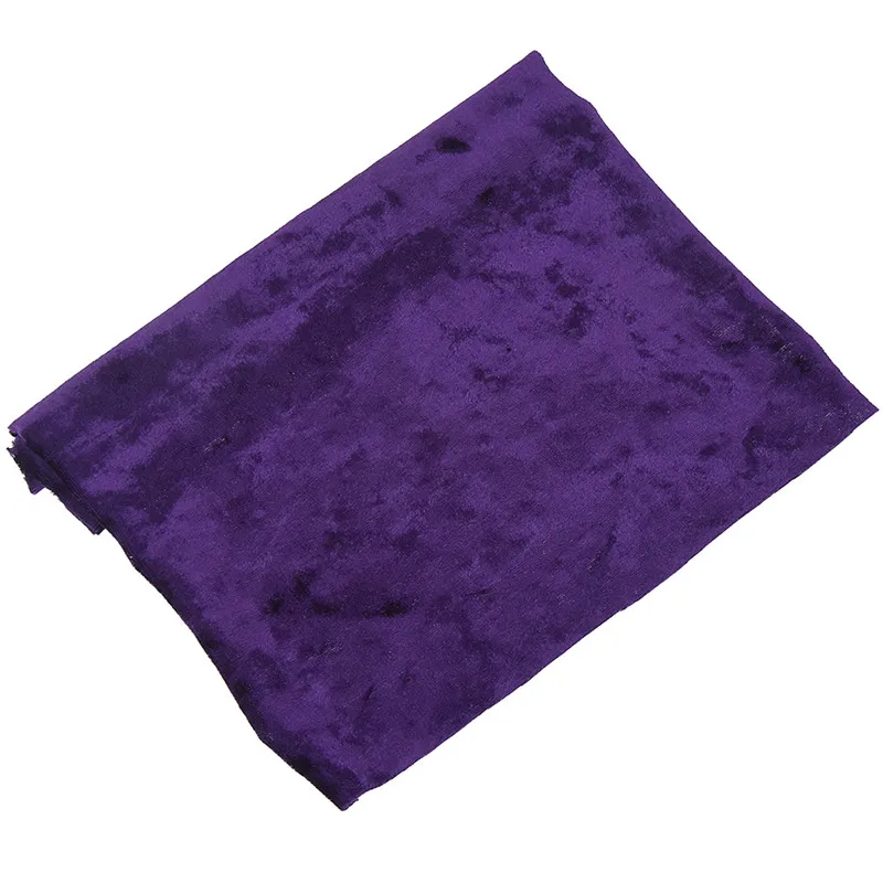 A4 Velvet 29x21cm Fabric Polyester Spandex Flexible Fabric DIY Handmade Sewing Material Drop Shipping Wholesale - Цвет: Dark Purple