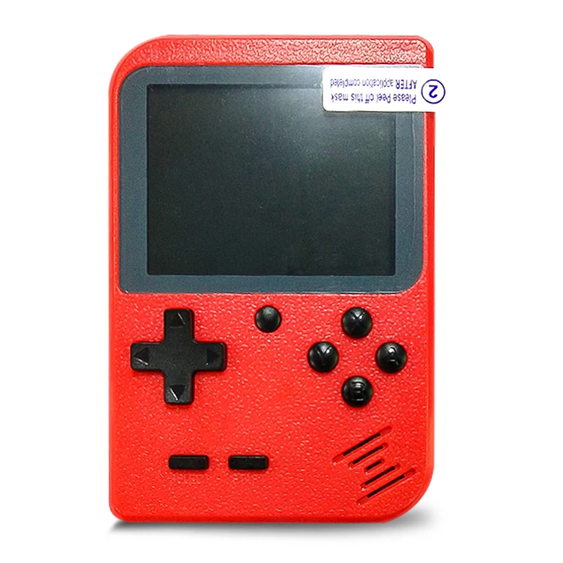 Мини 3,0 дюймов портативные игровые плееры Ретро 8 бит портативная игровая консоль Встроенный 400 классические игры лучший подарок для ребенка - Цвет: Red