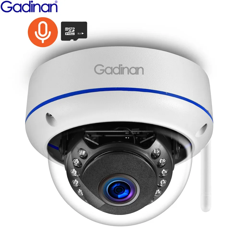 Беспроводная IP камера Gadinan с микрофоном 1080P 960P 720P 16 ГБ 32 64 ГБ|Камеры