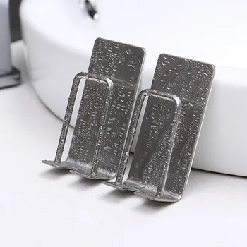 

Bathroom Stainless Steel Stick Hook Wall Mounted Toothpaste Toothbrush Holder Waterproof Tooth Brush Holder Suction Cups Door Ho