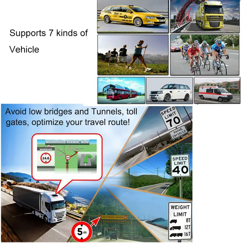 Дешево Xgody 7 дюймов Android Автомобильный font b Gps b font навигатор 512 М + 16 Гб грузовик font b Gps b font навигатор Wifi сенсорный экран Sat Nav Бесплатная карта Испания Навител Европа